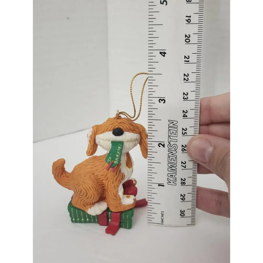 1993 Grolier Barkley Sesame Street Christmas Ornament Jim Henson Boxed